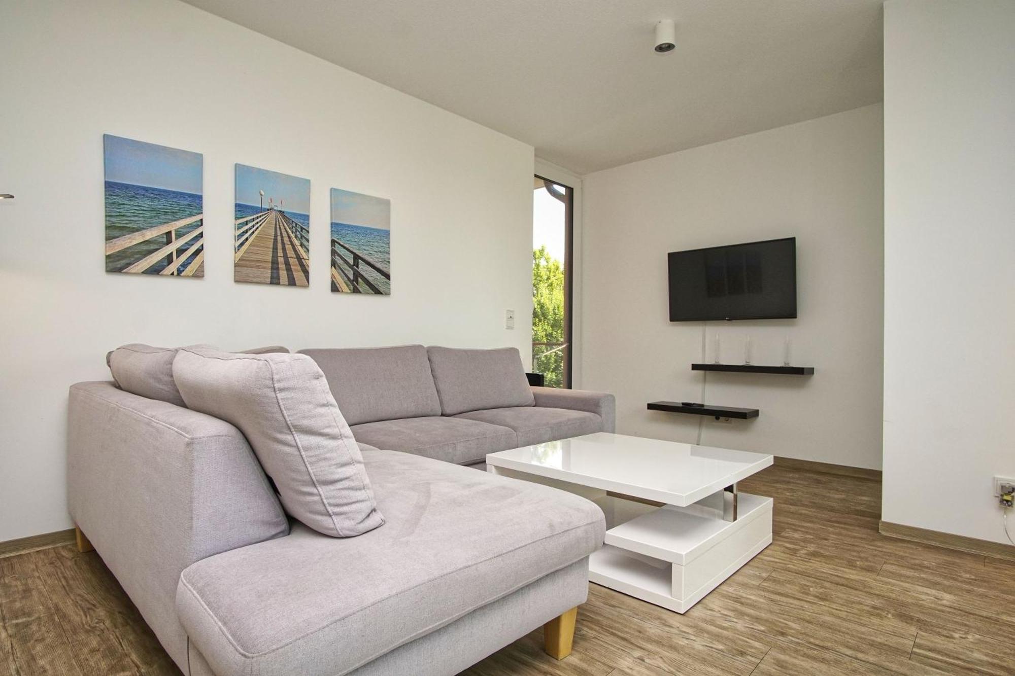 Haus Hafenkieker Fewo 08 - Balkon, Hafenblick Putbus Ngoại thất bức ảnh